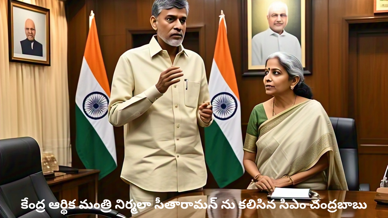 CM Chandrababu met Union Finance Minister Nirmala Sitharaman
