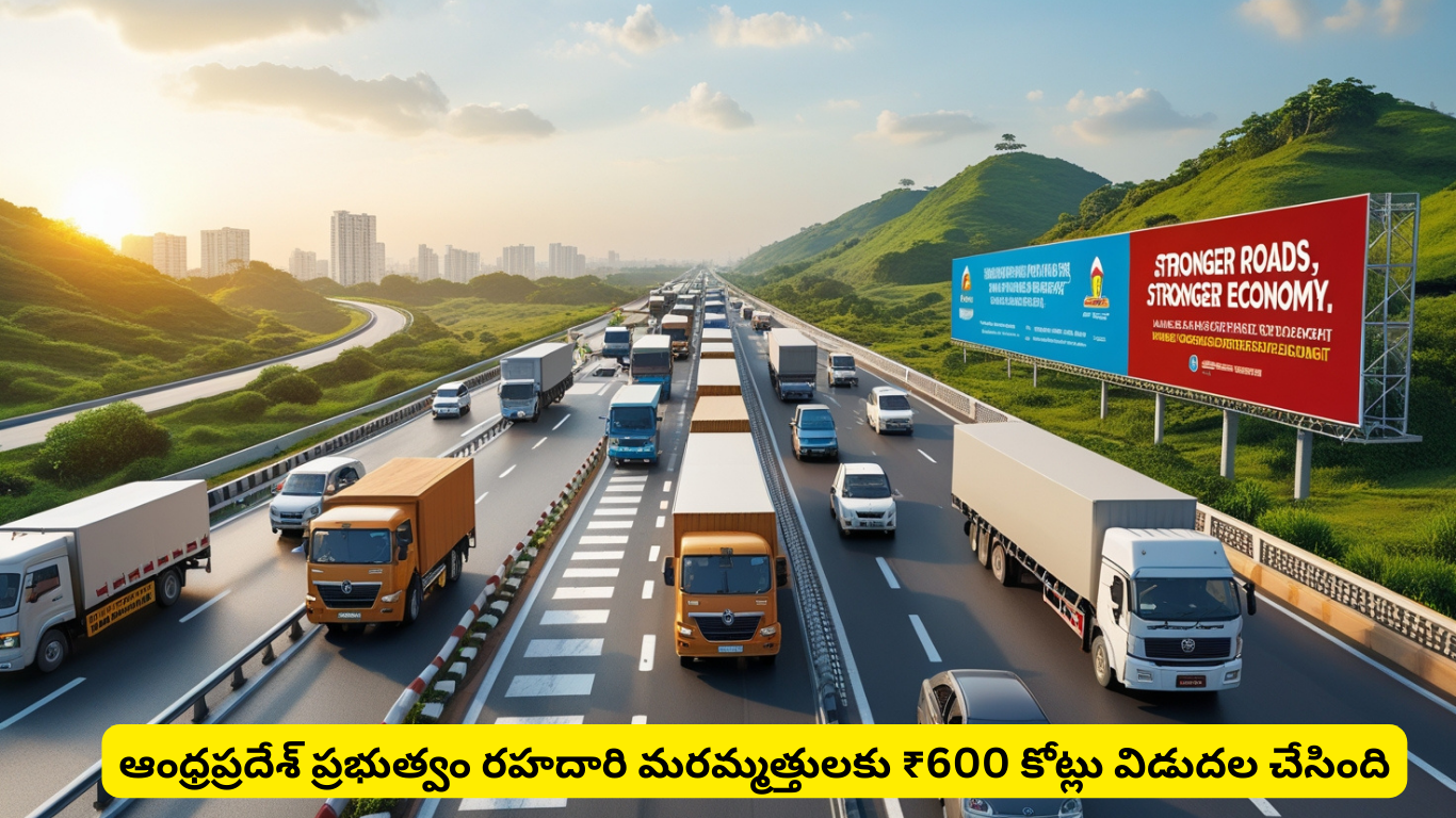 Andhra Pradesh Government Releases ₹600 Crores for Road Repairs